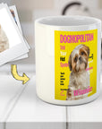 Taza personalizada para mascotas 'Dogmopolitan'