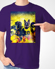 Camiseta personalizada para 2 mascotas 'Michigan Doggos'