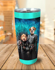 Vaso personalizado para 2 mascotas 'Juego de Huesos'