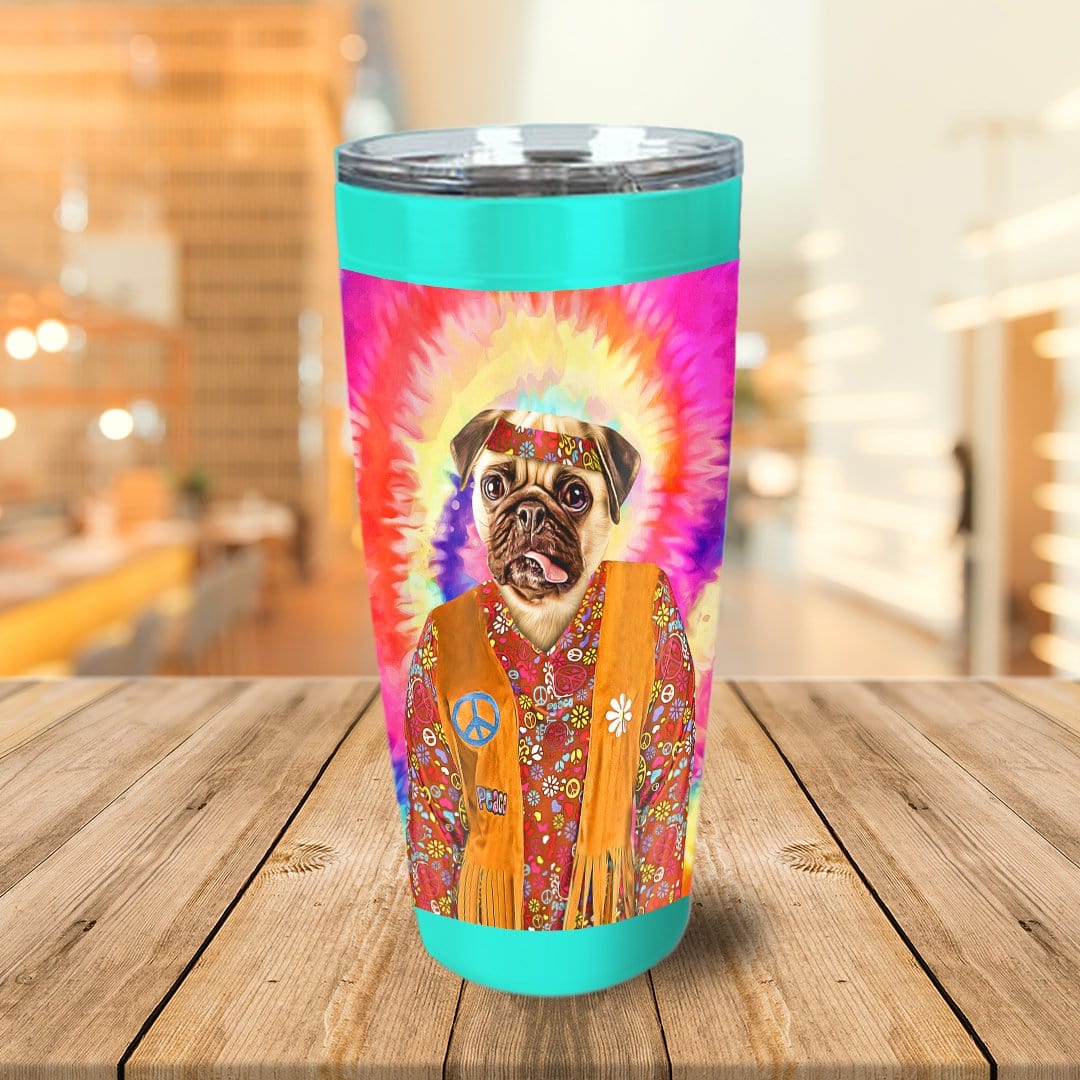 Vaso Personalizado &#39;La Hippie (Mujer)&#39;