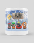 Taza personalizada para 4 mascotas 'South Bark'