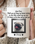 Taza personalizada para mascotas 'Querida mamá mascota'