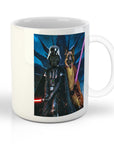 Taza personalizada para 2 mascotas 'Darth Woofer &amp; Jedi-Doggo'