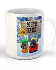 Taza personalizada para 2 mascotas 'South Bark'