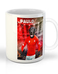 Taza personalizada para mascotas 'Switzerland Doggos Soccer'