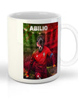 Taza personalizada para mascotas 'Portugal Doggos Soccer'