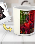 Taza personalizada para mascotas 'Portugal Doggos Soccer'