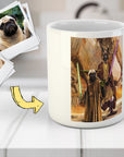 Taza personalizada para 2 mascotas 'Yodogg &amp; Jedi-Doggo'