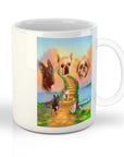 Taza personalizada para 3 mascotas 'The Rainbow Bride 3 Pet'