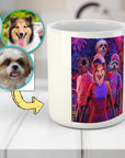 Taza personalizada para 4 mascotas 'Chewing Things'