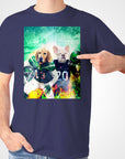 Camiseta personalizada con 2 mascotas 'New York Jet-Doggos'