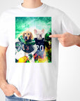 Camiseta personalizada con 2 mascotas 'New York Jet-Doggos'