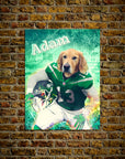 Póster Mascota personalizada 'New York Jet-Doggos'