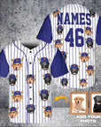 Camiseta de béisbol personalizada de los New York Doggo Mets