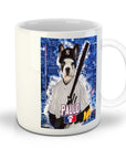 Taza personalizada para mascotas 'New York Yankees'