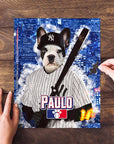 Rompecabezas personalizado para mascotas 'New York Yankees'