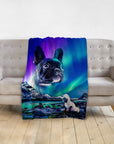 Manta personalizada para mascotas 'Majestic Northern Lights' 