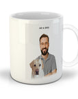 Taza moderna personalizada para mascotas y humanos