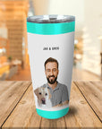 Vaso moderno personalizado para mascotas y humanos