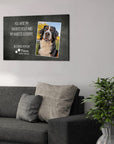 Lienzo conmemorativo personalizado para mascotas