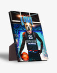 Lienzo personalizado para mascotas 'Philadoggos 76ers'