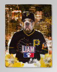 Manta personalizada para mascotas 'Pittsburgh Pawrates'