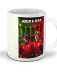 Taza personalizada para 2 mascotas 'Portugal Doggos'