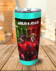 Vaso personalizado para 2 mascotas 'Portugal Doggos'