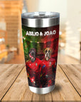 Vaso personalizado para 2 mascotas 'Portugal Doggos'