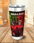 Vaso personalizado para 2 mascotas 'Portugal Doggos'