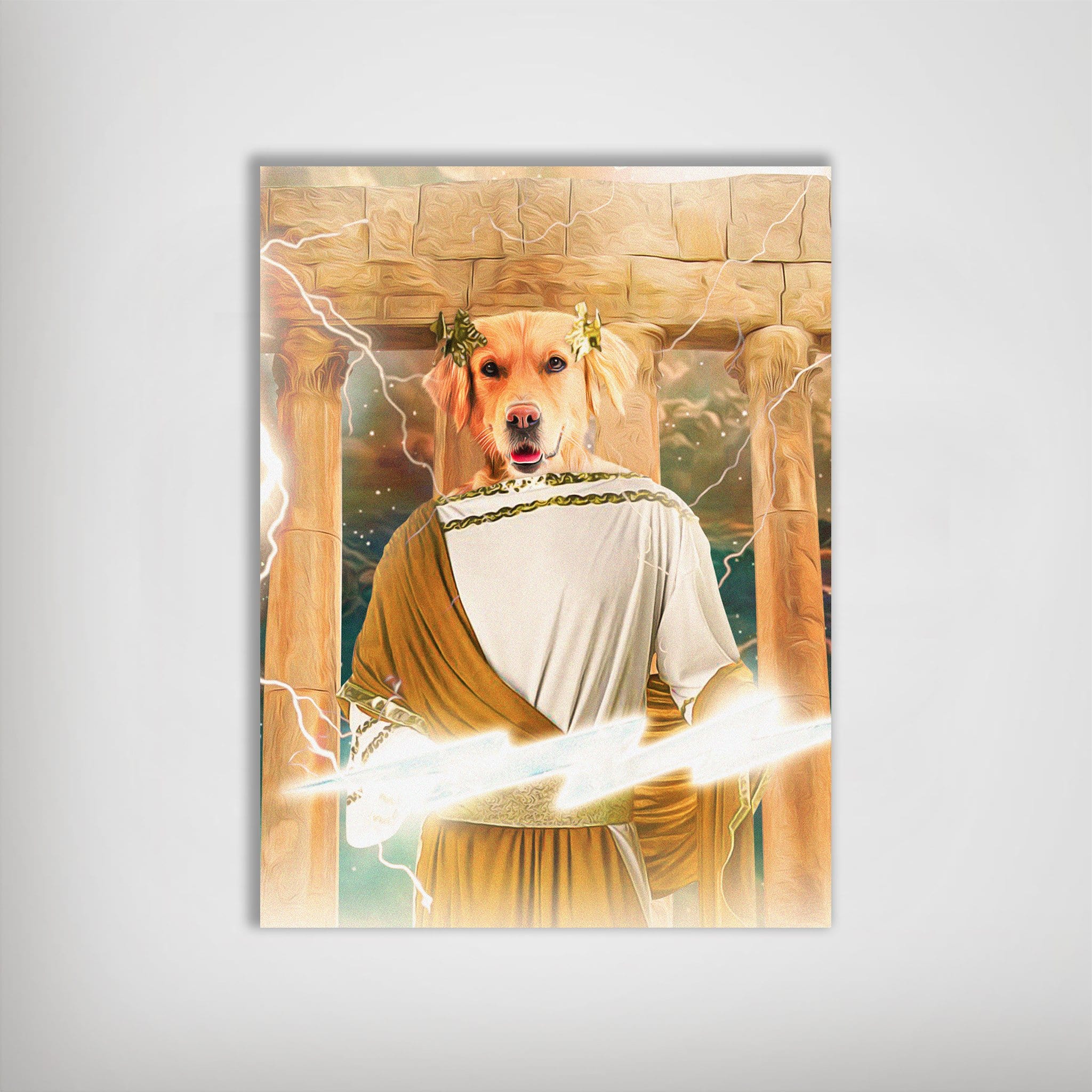 Póster Mascota personalizada &#39;Zeus Doggo&#39;