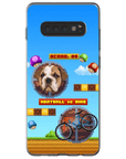 Funda de teléfono para mascotas personalizada con videojuego retro