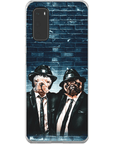 Funda personalizada para teléfono con 2 mascotas 'The Blues Doggos'