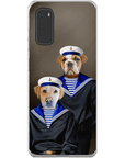 Funda personalizada para teléfono con 2 mascotas 'The Sailors'