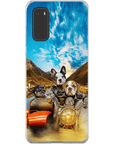 'Harley Wooferson' Funda personalizada para teléfono con 3 mascotas