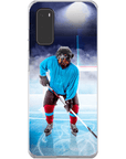 Funda para móvil personalizada 'El jugador de hockey'