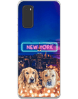 Funda personalizada para teléfono con 2 mascotas 'Doggos of New York'