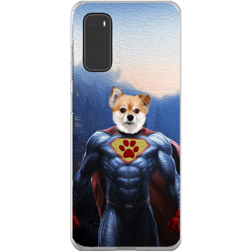 Funda personalizada para teléfono con mascota &#39;Super Dog&#39;