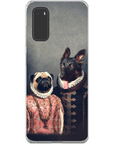 Funda personalizada para teléfono con 2 mascotas 'Duque y Archiduquesa'