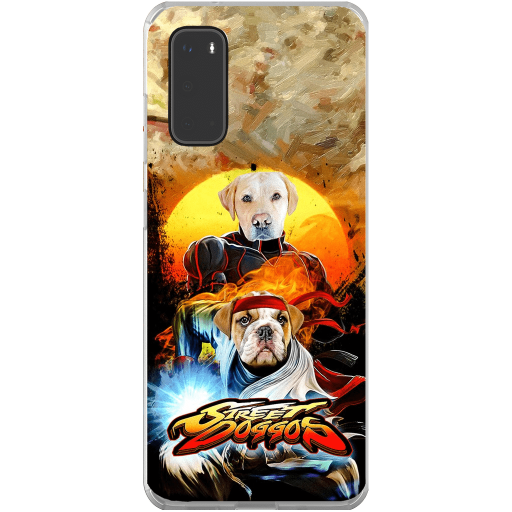 Funda personalizada para teléfono con 2 mascotas &#39;Street Doggos&#39;