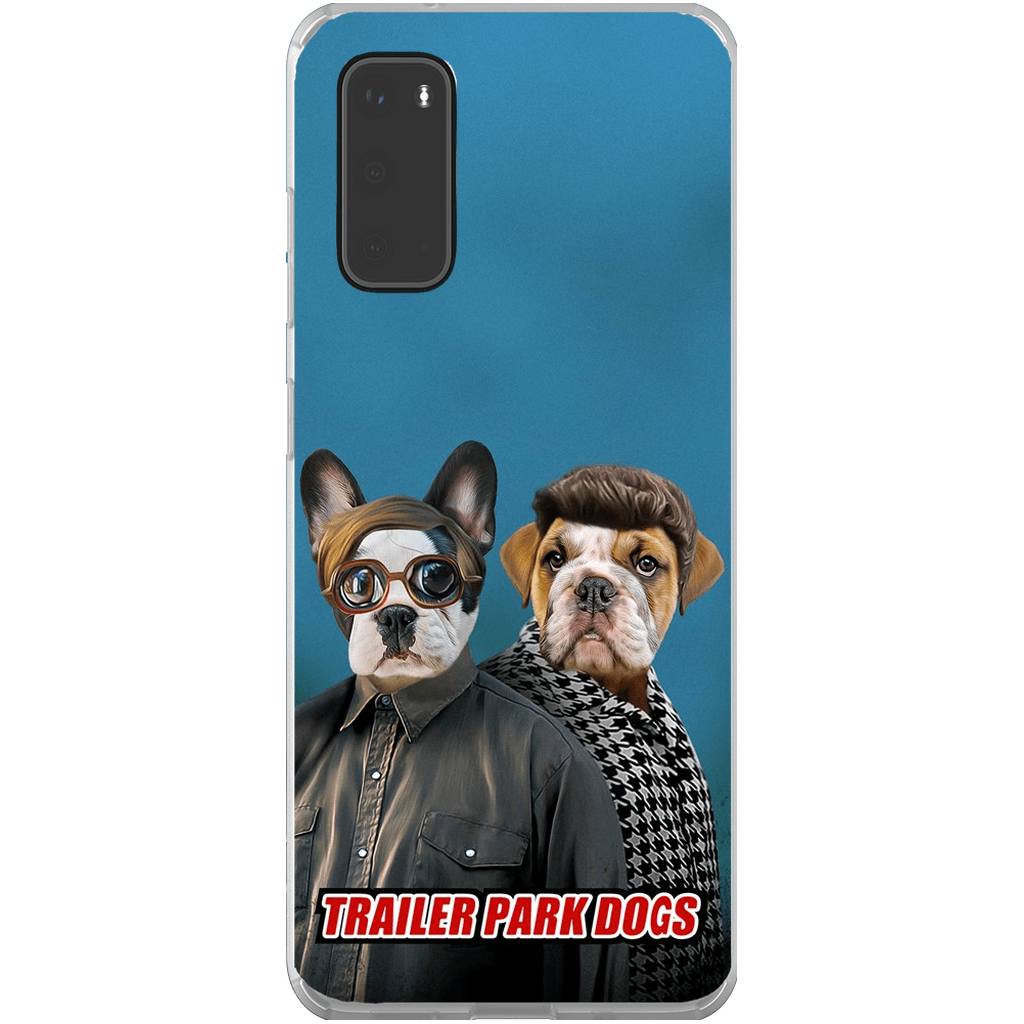 &#39;Trailer Park Dogs 2&#39; Funda personalizada para teléfono con 2 mascotas