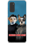 'Trailer Park Dogs 1' Funda personalizada para teléfono con 2 mascotas