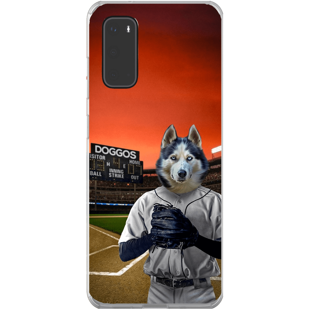 Funda para móvil personalizada &#39;El jugador de béisbol&#39;