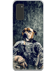 Funda para teléfono personalizada 'El veterano del ejército'