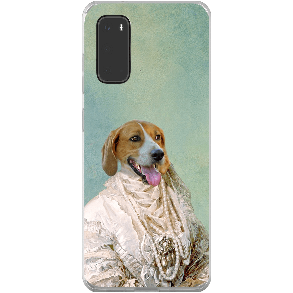 Funda para móvil personalizada &#39;La dama perlada&#39;