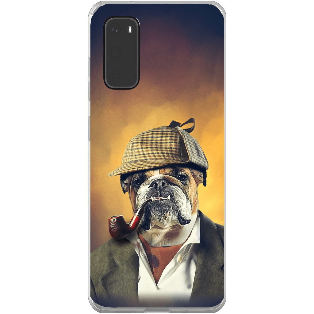 Funda para móvil personalizada &#39;Sherlock Doggo&#39;