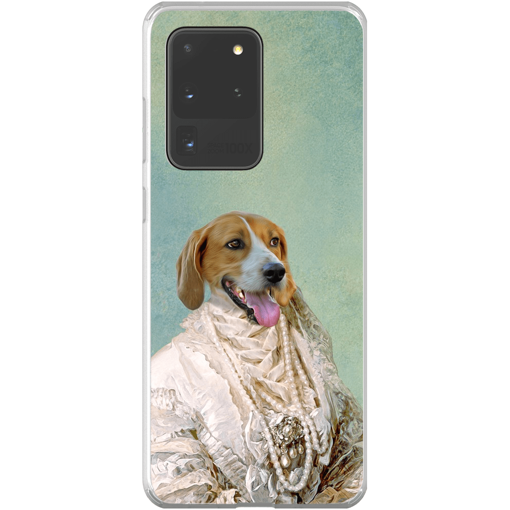 Funda para móvil personalizada &#39;La dama perlada&#39;