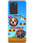 Funda de teléfono para mascotas personalizada con videojuego retro