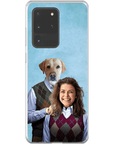 Funda para teléfono personalizada 'Step Doggo &amp; Human (hembra)'