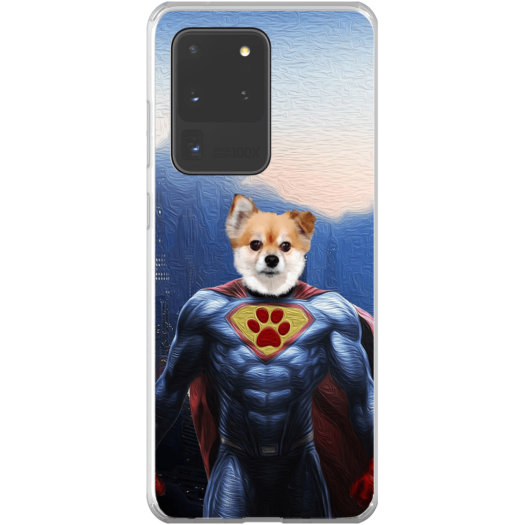 Funda personalizada para teléfono con mascota &#39;Super Dog&#39;